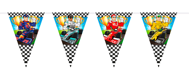 Formule 1 Vlaggenlijn XL - 6 meter