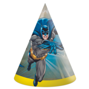 Batman Kartonnen feesthoedjes 6 stuks Batman Kartonnen feesthoedjes 6 stuks