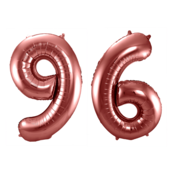 Folieballon 96 jaar brons 86cm