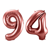 Folieballon 94 jaar brons 86cm
