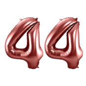 Folieballon 44 jaar brons 86cm