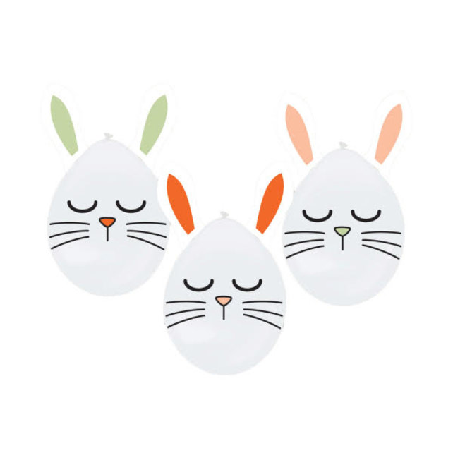 3 paashaas ballonnen