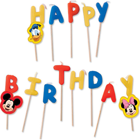Kaarsjes mickey Mouse
