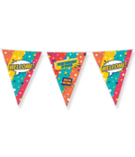 Welcome Cartoon - Vlaggenlijn - 10 meter