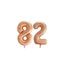 WeFiesta Folieballon 82 jaar Rose Goud 66cm WeFiesta Folieballon 82 jaar Rose Goud 66cm