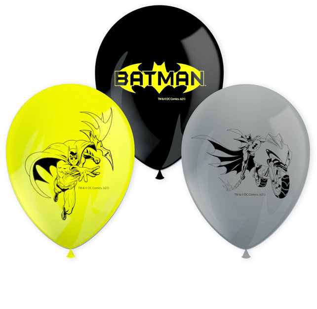 Batman Ballonnen 8 stuks 30cm