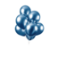 We Fiesta Ballonnen Spiegel Blauw - 10 stuks - 30cm