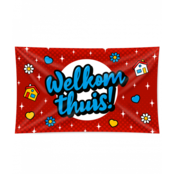 Welkom Thuis Cartoon - Gevelvlag Welkom Thuis Cartoon - Gevelvlag