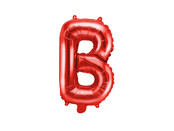 Folie Ballon letter ''B'', 35cm, rood