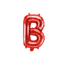 Folie Ballon letter ''B'', 35cm, rood