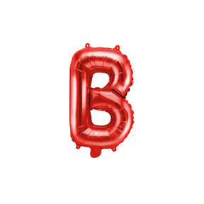 Folie Ballon letter ''B'', 35cm, rood
