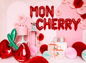 Folie Ballon letter ''O'', 35cm, rood