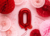 Folie Ballon letter ''Q'', 35cm, rood