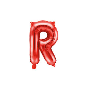 Folie Ballon letter ''R'', 35cm, rood