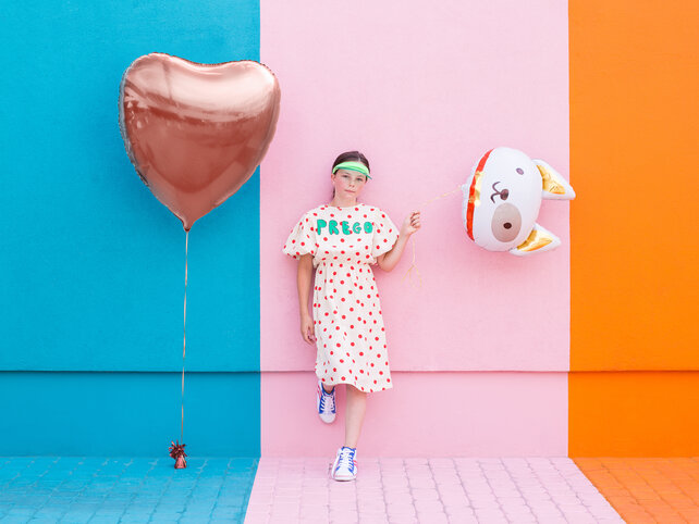 Folie ballon Hond, 56x65cm, mix