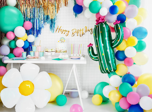 Folie ballon Cactus, 60x82cm, mix Folie ballon Cactus, 60x82cm, mix
