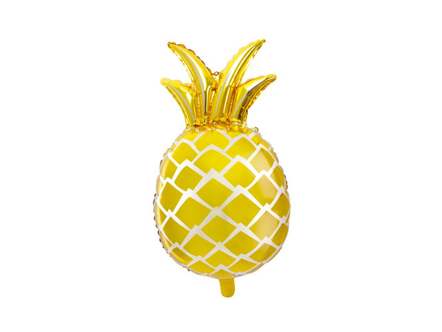 Folie ballon Ananas, 38x63cm, goud