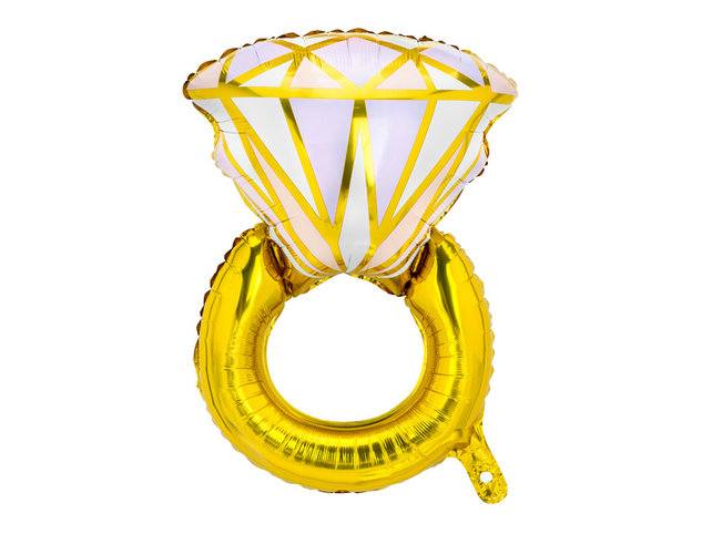 Folie ballon Ring, 60x95cm, mix