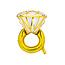 Party Deco Folie ballon Ring, 60x95cm, mix