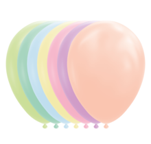 25 ballonnen 30cm macaron / pastel gemixed