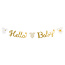 Hello Baby Letter Slinger Hello Baby goud 160x15cm