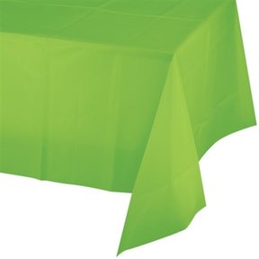 Tafelkleed lime groen papier 137x274cm