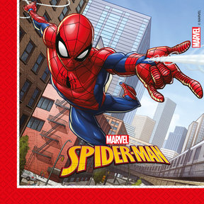 Spiderman Crime Fighter papieren servetten, 20 stuks