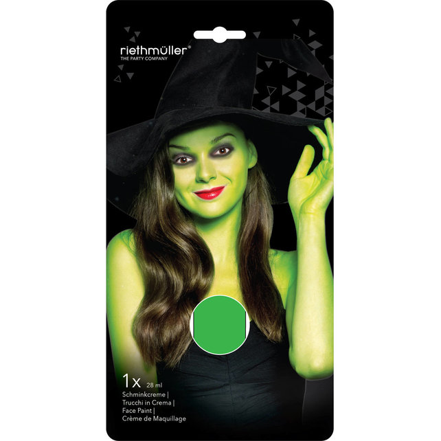 Halloween make-up cream groen 28ml Halloween make-up cream groen 28ml