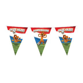 Loeki de Leeuw Partyvlaggen rood wit blauw