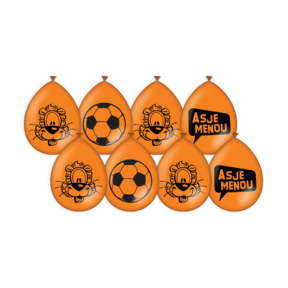Loeki de Leeuw Partyballonnen oranje