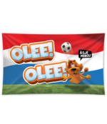 Loeki de Leeuw Gevelvlag XL voor WK