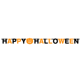 Happy Halloween letterslinger 200cm
