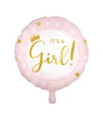 Folieballon It's a Girl 46cm