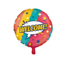 Welcome Cartoon - Folieballon