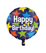 Happy Birthday Cartoon - Folieballon 45cm