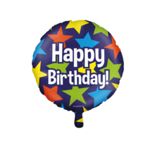Happy Birthday Cartoon - Folieballon 45cm