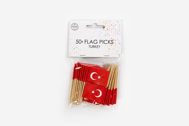 50 prikkers vlag Turkije