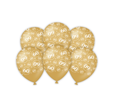 60 jaar Getrouwd - Ballonnen - 6 stuks - 30cm