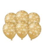 50 jaar Getrouwd - Ballonnen - 6 stuks - 30cm