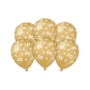 50 jaar Getrouwd - Ballonnen - 6 stuks - 30cm