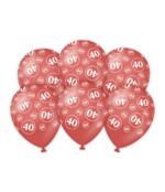 40 jaar Getrouwd - Ballonnen - 6 stuks - 30cm
