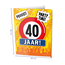 Paperdreams Raambord 40 Jaar