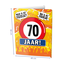 Paperdreams Raambord 70 Jaar