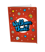 Raambord Welkom Thuis Cartoon