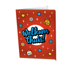Raambord Welkom Thuis Cartoon