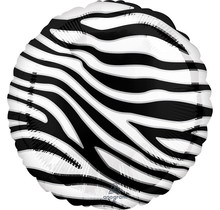 Zebra Folie ballon 43cm