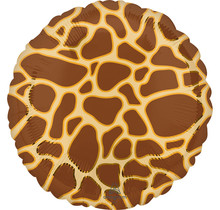 Giraffeprint Folie ballon 43cm