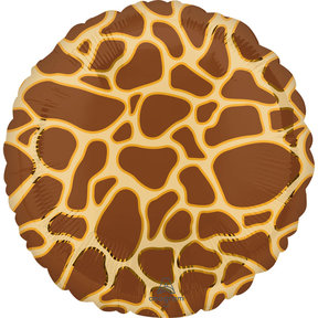 Giraffeprint Folie ballon 43cm