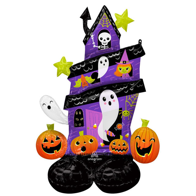 AirLoonz Halloween Kasteel 127 cm mega folieballon