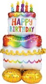 AirLoonz Happy Birthday folieballon 134cm